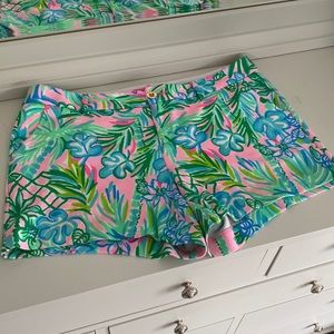 Lilly Pulitzer Callahan Knit Shorts Size 14